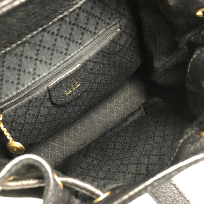 GUCCI Bamboo Backpack Black Vintage r3ax8x