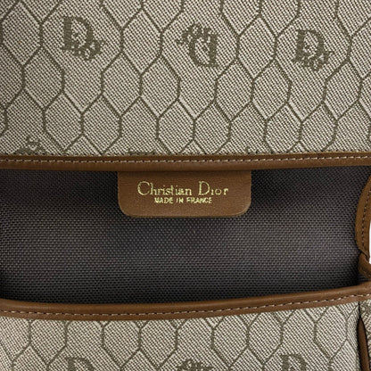 Christian Dior Honeycomb Pattern Logo Small Shoulder bag Beige Vintage wemn3x