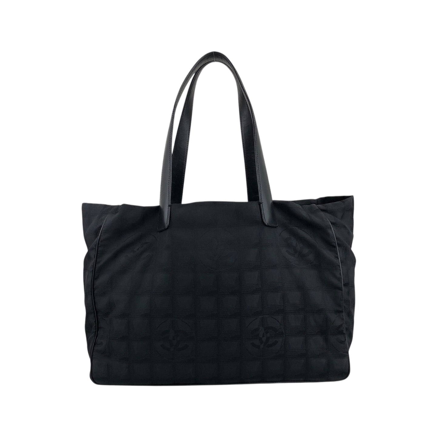 CHANEL New Travel Line Totebag Black Vintage vgc5rp