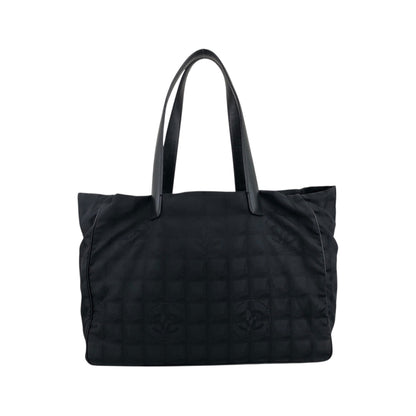 CHANEL New Travel Line Totebag Black Vintage vgc5rp