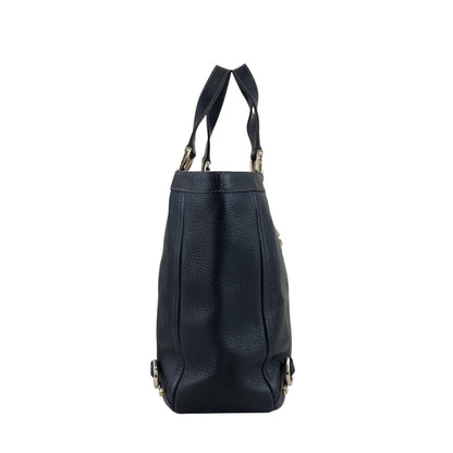 GUCCI Horse Bit Totebag Navy Vintage kftpgd