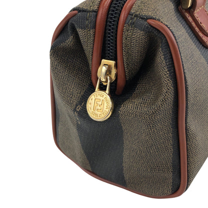 FENDI Pecan Two-way Small Boston bag Shoulder bag Brown Vintage xg8eaz