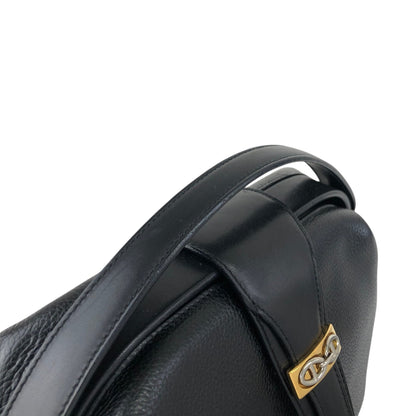 GUCCI Horse Bit Top Handle Handbag Black Vintage ied7b7