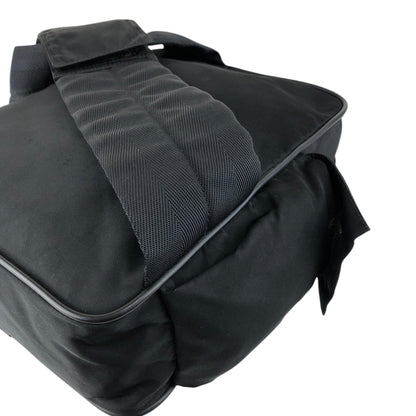 PRADA Tessuto Triangle Logo Sling bag Black Vintage p8ymye