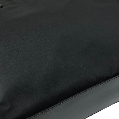 PRADA Tessuto Triangle Logo Totebag Black Vintage xs7v7s