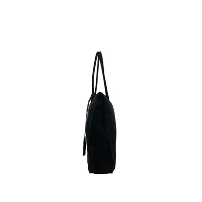 PRADA Tessuto Triangle Logo Totebag Black Vintage a6ap6j