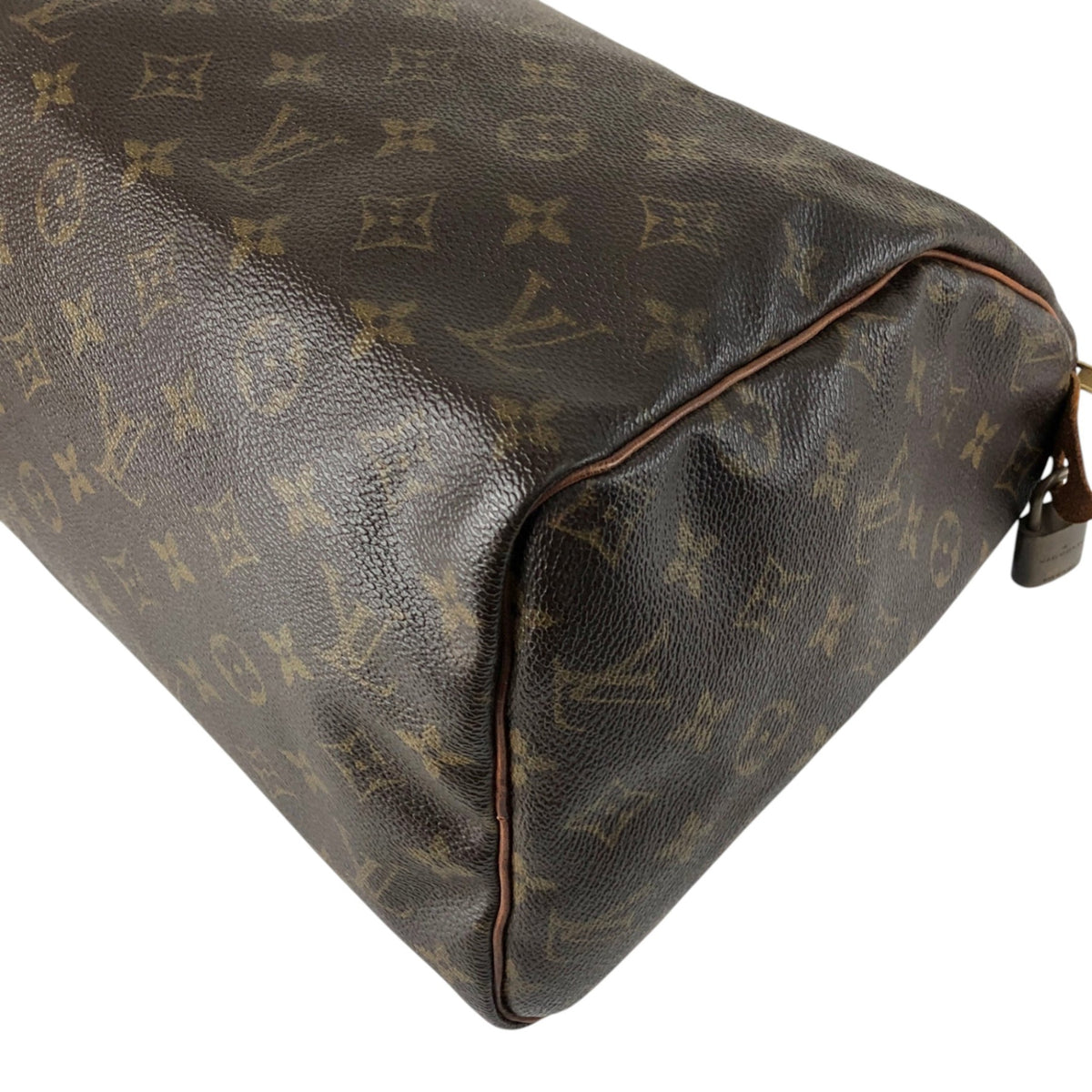 LOUIS VUITTON Monogram Small Boston bag Handbag Brown Vintage v6mtpu