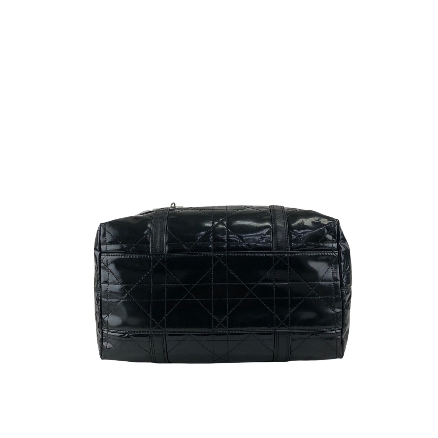 Christian Dior D Motif Small Boston bag Handbag Black Vintage pi6nvd