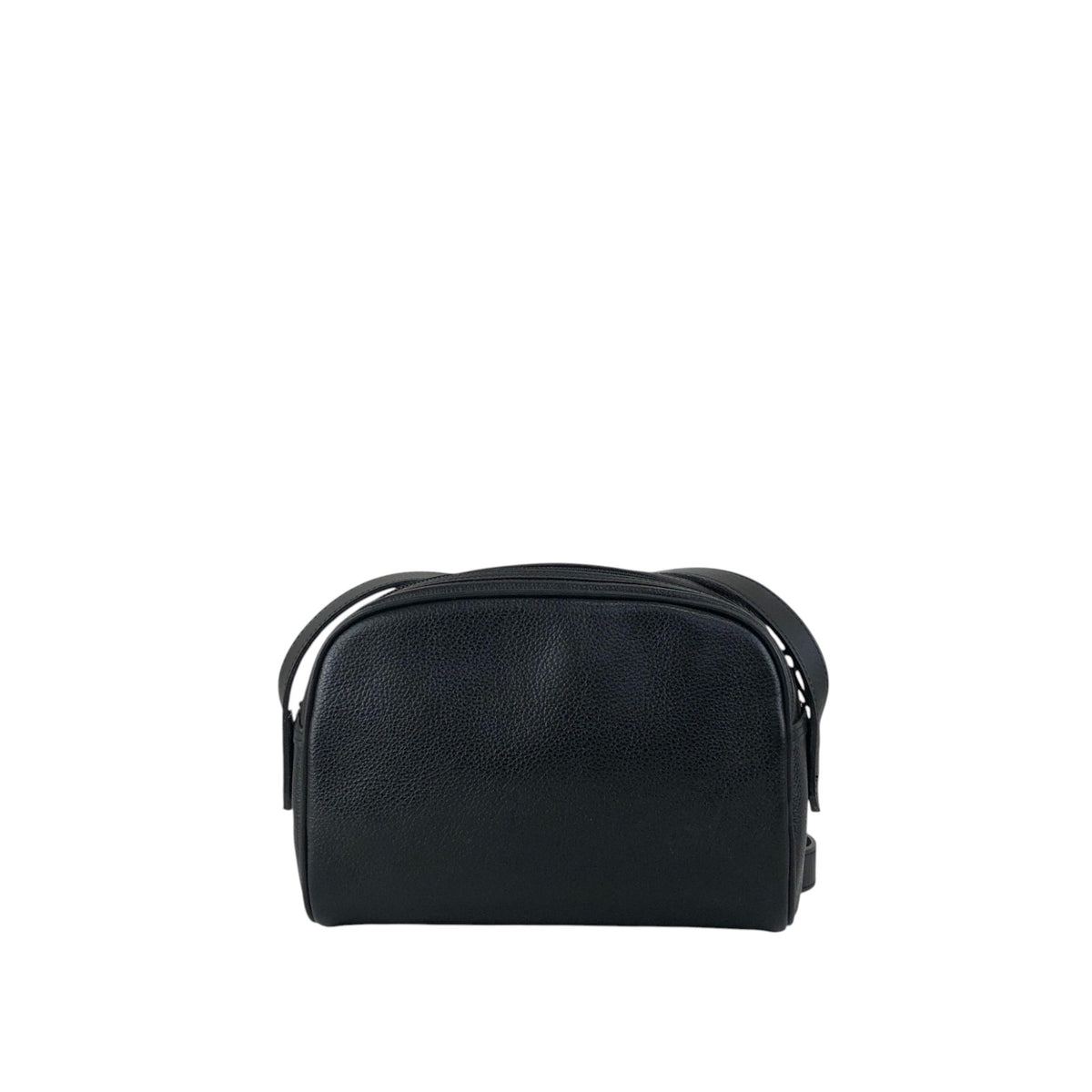 Yves Saint Laurent YSL Logo Shoulder bag Black Vintage fbers6
