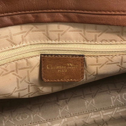 Christian Dior Lady Dior Cannage Two-way Handbag Shoulder bag Brown Vintage 8c3nvp