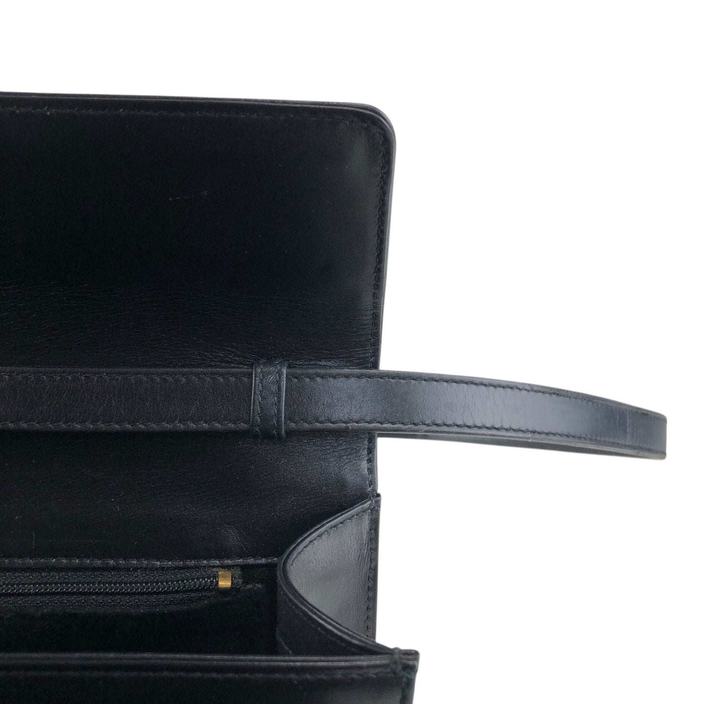 GUCCI GG logo Shoulder bag Black Vintage ugbam2