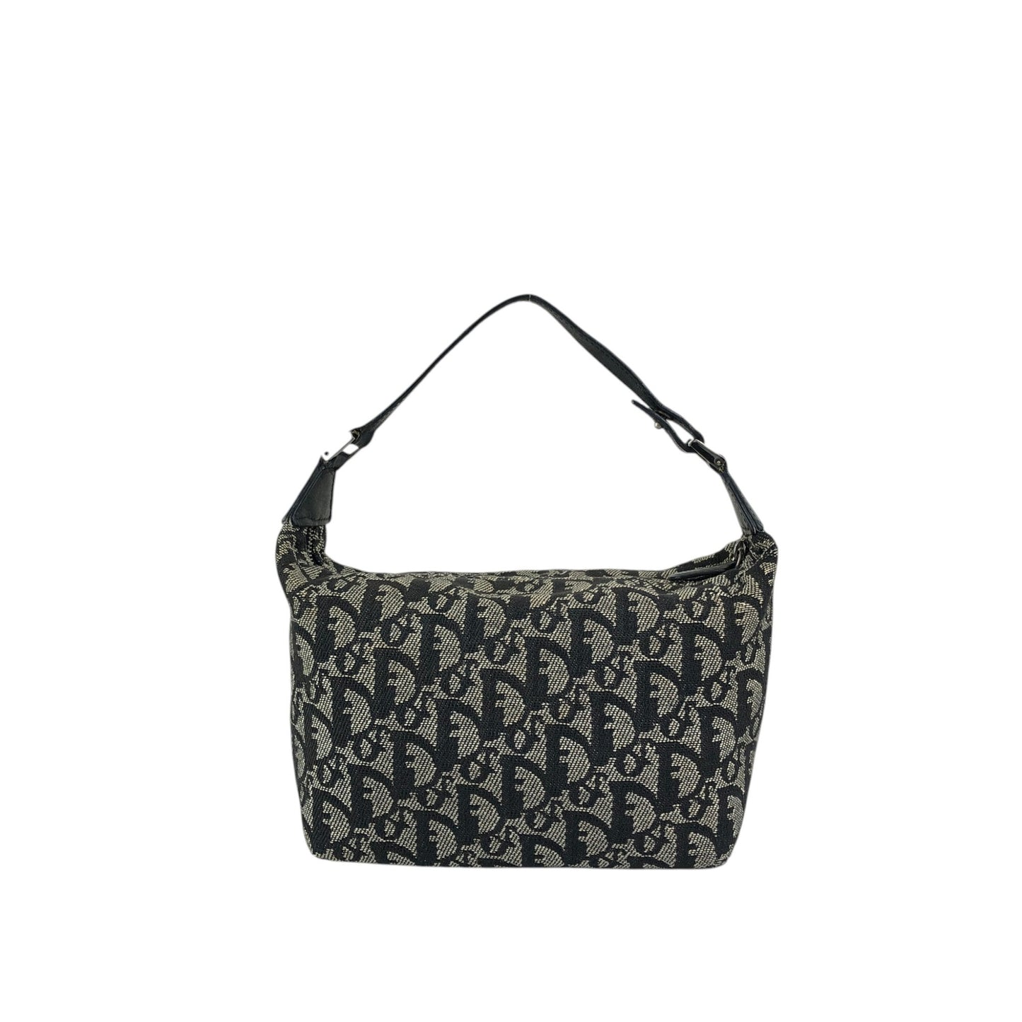 Christian Dior Trotter Small Handbag Vanity bag Black Vintage zxykbr