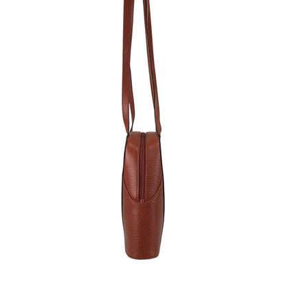 LOEWE Logo Embossed Shoulder bag Brown Vintage hhdfi4