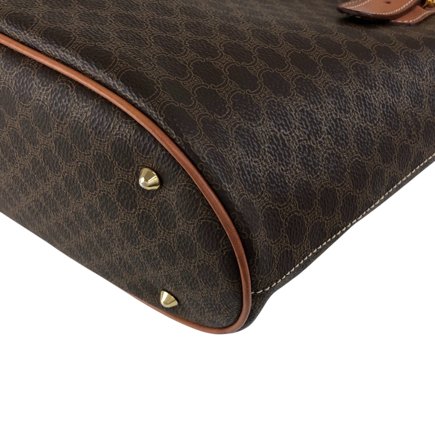 CELINE Macadam Blason Totebag Brown Vintage 6im6cj
