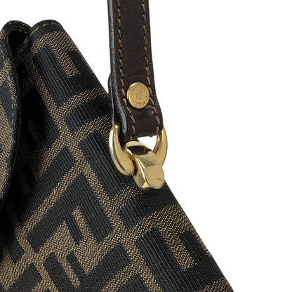 FENDI Zucca Handbag Brown Vintage 5pdvzg