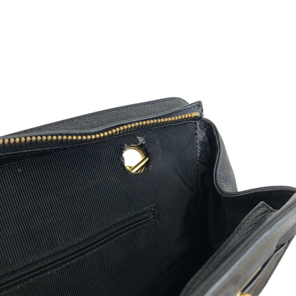 CHANEL Coco Mark Chain Shoulder bag Black Vintage gph8sd