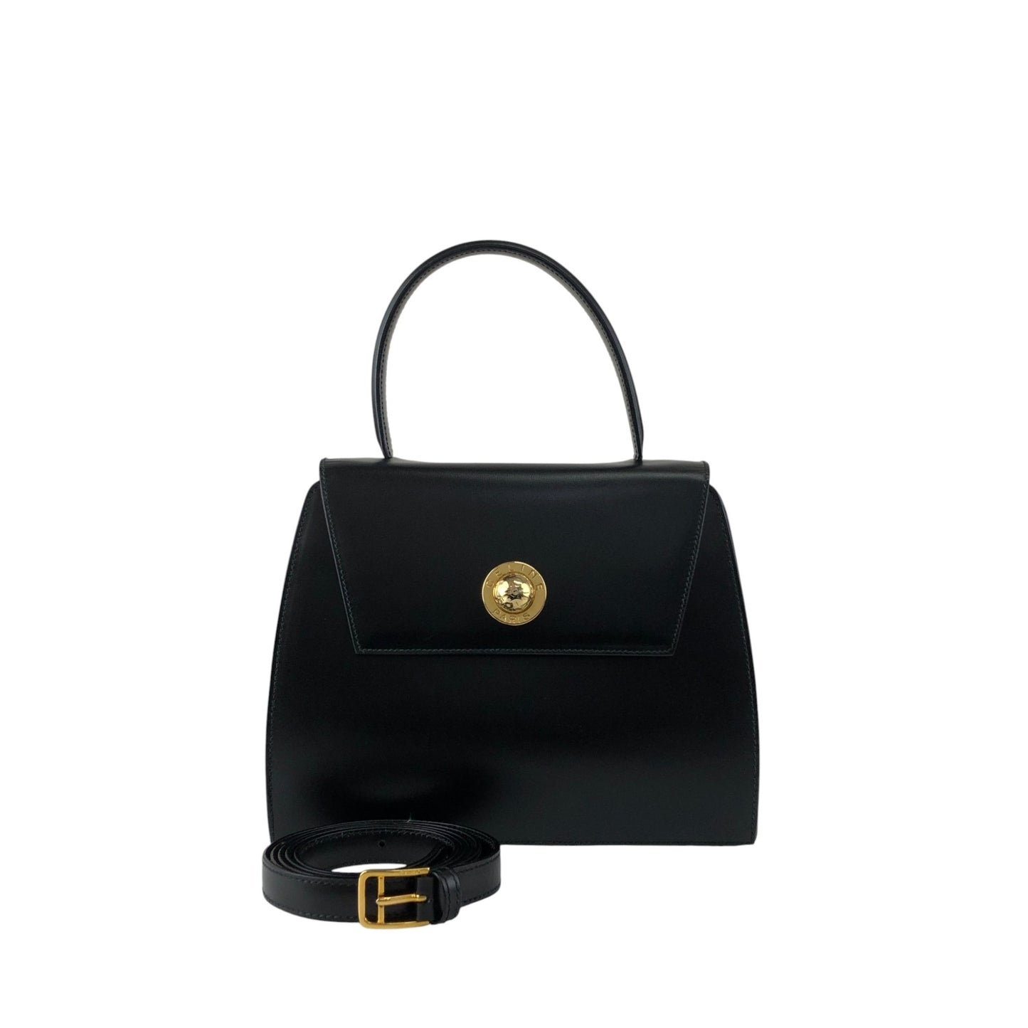 CELINE Starball Two-way Handbag Shoulder bag Black Vintage 3ubxvd