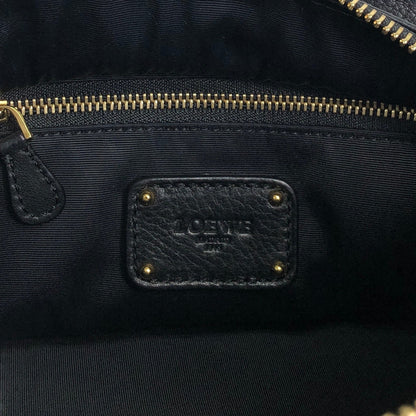 LOEWE Logo Shoulder bag Black Vintage earnia