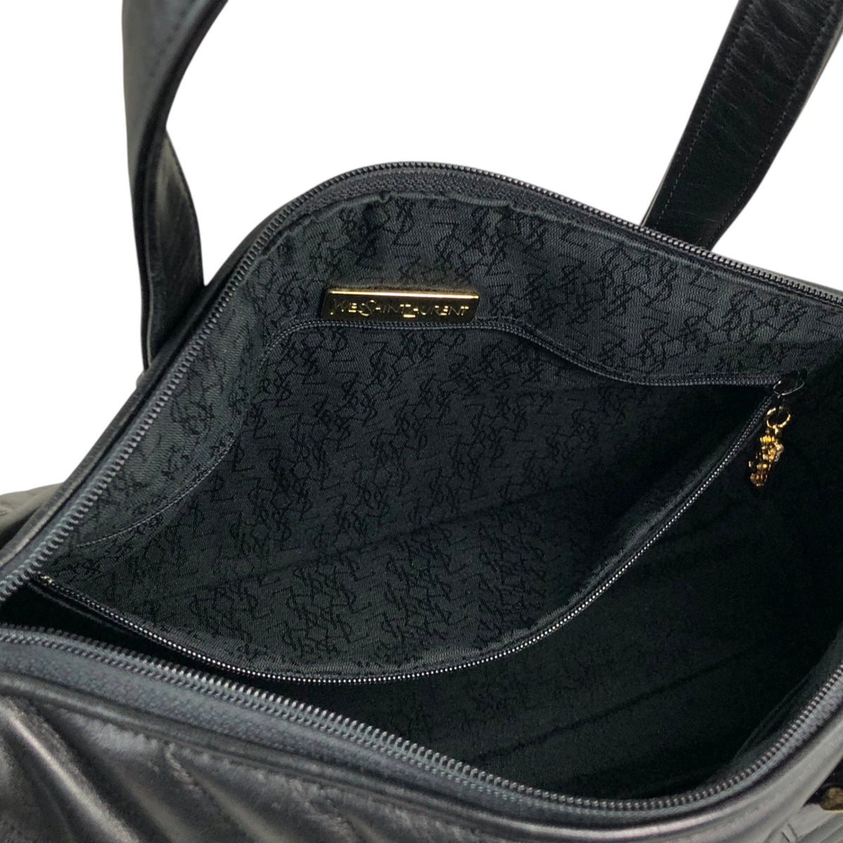 Yves Saint Laurent Handbag Black Vintage vp6k4v