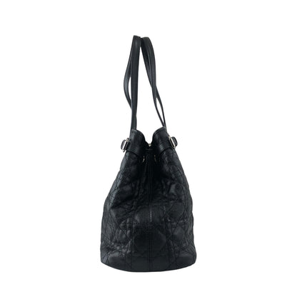 Christian Dior Cannage Totebag Black Vintage y5d2m6
