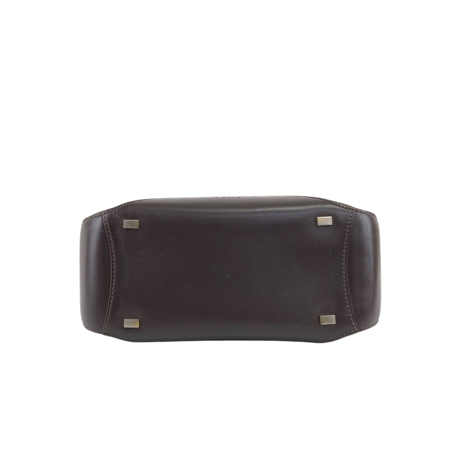CELINE CMacadam Shoulder bag Hobobag Brown Vintage psiyb3