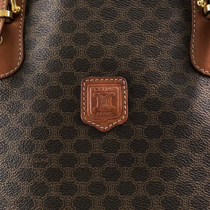 CELINE Macadam Blason Totebag Brown Vintage yvj7zp