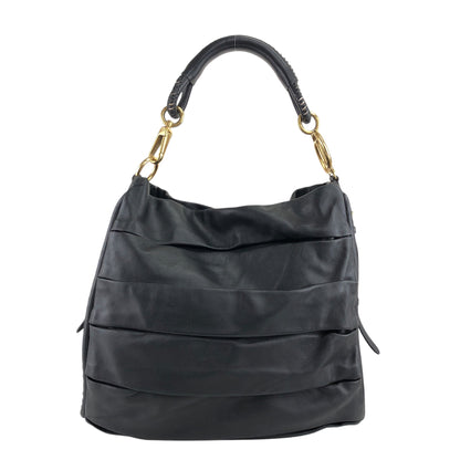 Christian Dior CD Logo Motif Shoulder bag Black Vintage vvdiyc