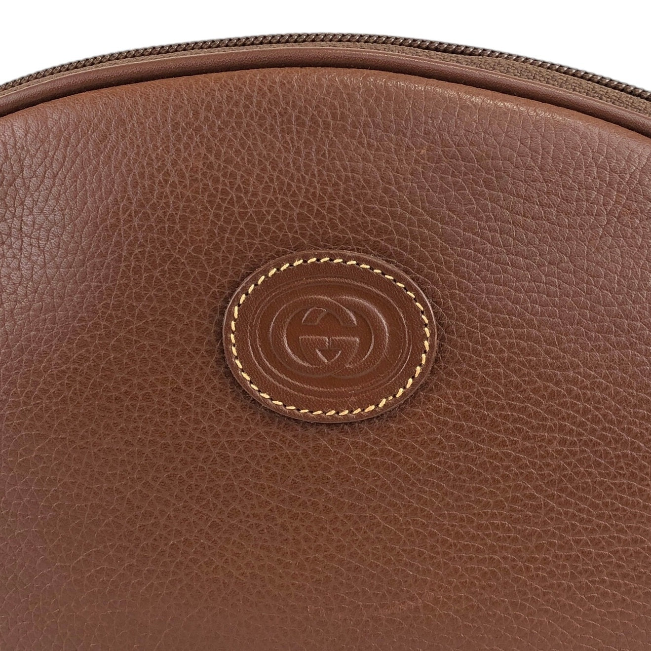 GUCCI GG Logo Shoulder bag Brown Vintage t5i7du