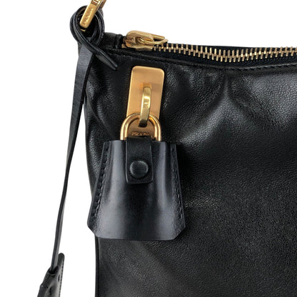 PRADA Shoulder bag Black Vintage chvuhk