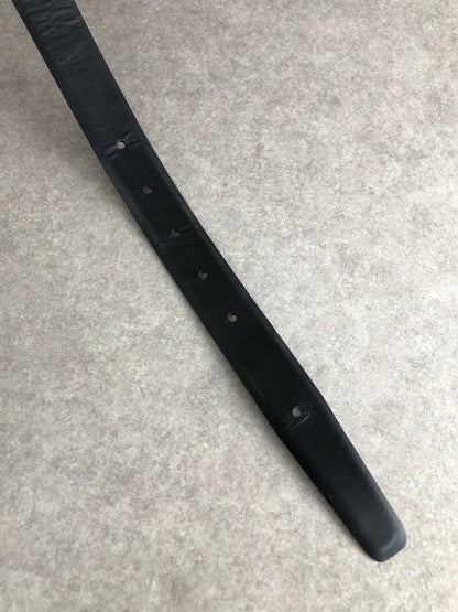 LOEWE Anagram Belt Black×Burgundy Vintage nfn2n8