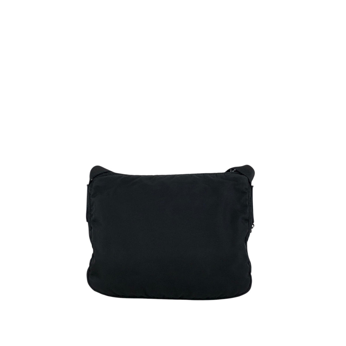 PRADA Tessuto Triangle Logo Shoulder bag Black Vintage 2efb6d