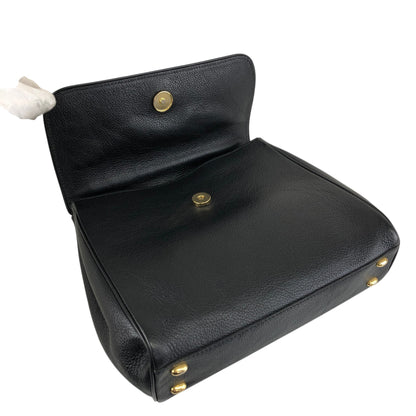CELINE Toggle Clasp Two-way Handbag Shoulder bag Black Vintage nnb8md