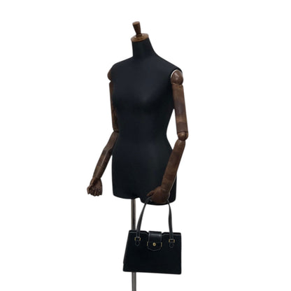 Christian Dior Logo Handbag Dark Navy Vintage undgi8