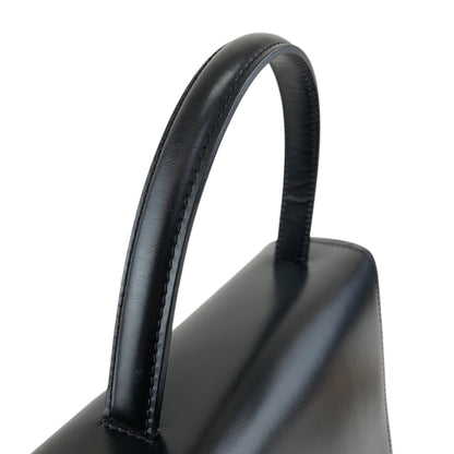 LOEWE Logo Two-way Handbag Shoulder bag Black Vintage 588t4s