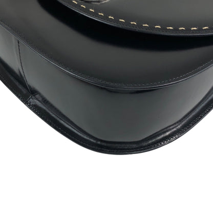 CELINE Starball Round Handbag Black Vintage 2ngrau