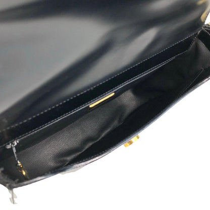 Christian Dior Logo Shoulder bag Black Vintage n2ss5w