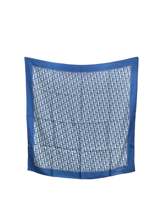 Christian Dior Trotter Scarf Blue Vintage ap2udm