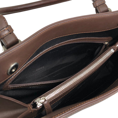 LOEWE Anagram Handbag Totebag Brown Vintage sr6m4v