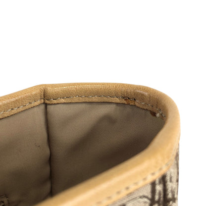 Christian Dior Trotter Handbag Totebag Beige Vintage tniizt