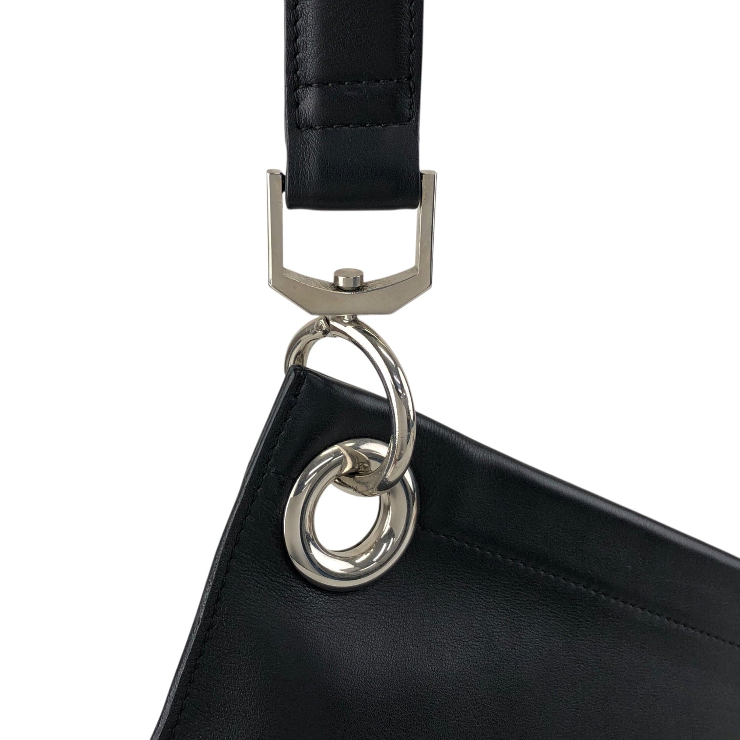 LOEWE Logo Embossed Pouch Black Vintage 2w2ru5