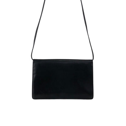 CELINE Blason Shoulder bag Black Vintage 3awaev
