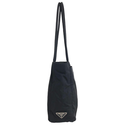 PRADA Triangle Logo Totebag Black Vintage p6h6be