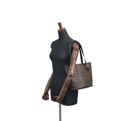 CELINE Macadam Blason Totebag Black Vintage cay5vs