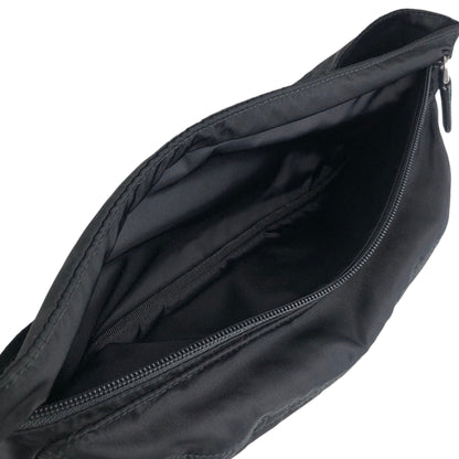 PRADA Triangle Logo Shoulder bag Sling bag Black Vintage dmm36r