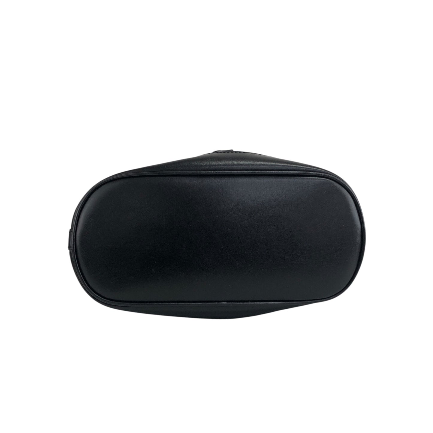 CELINE Blason Drawstring Shoulder bag Black Vintage 2mfbtc