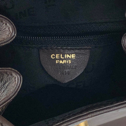 CELINE Logo Backpack Brown Vintage bw7ed4