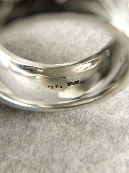 GUCCI SILVER925 Ring Silver Vintage ejgkfm