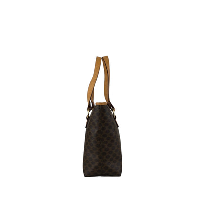 CELINE Macadam Handbag Totebag Brown Vintage v7jdmm
