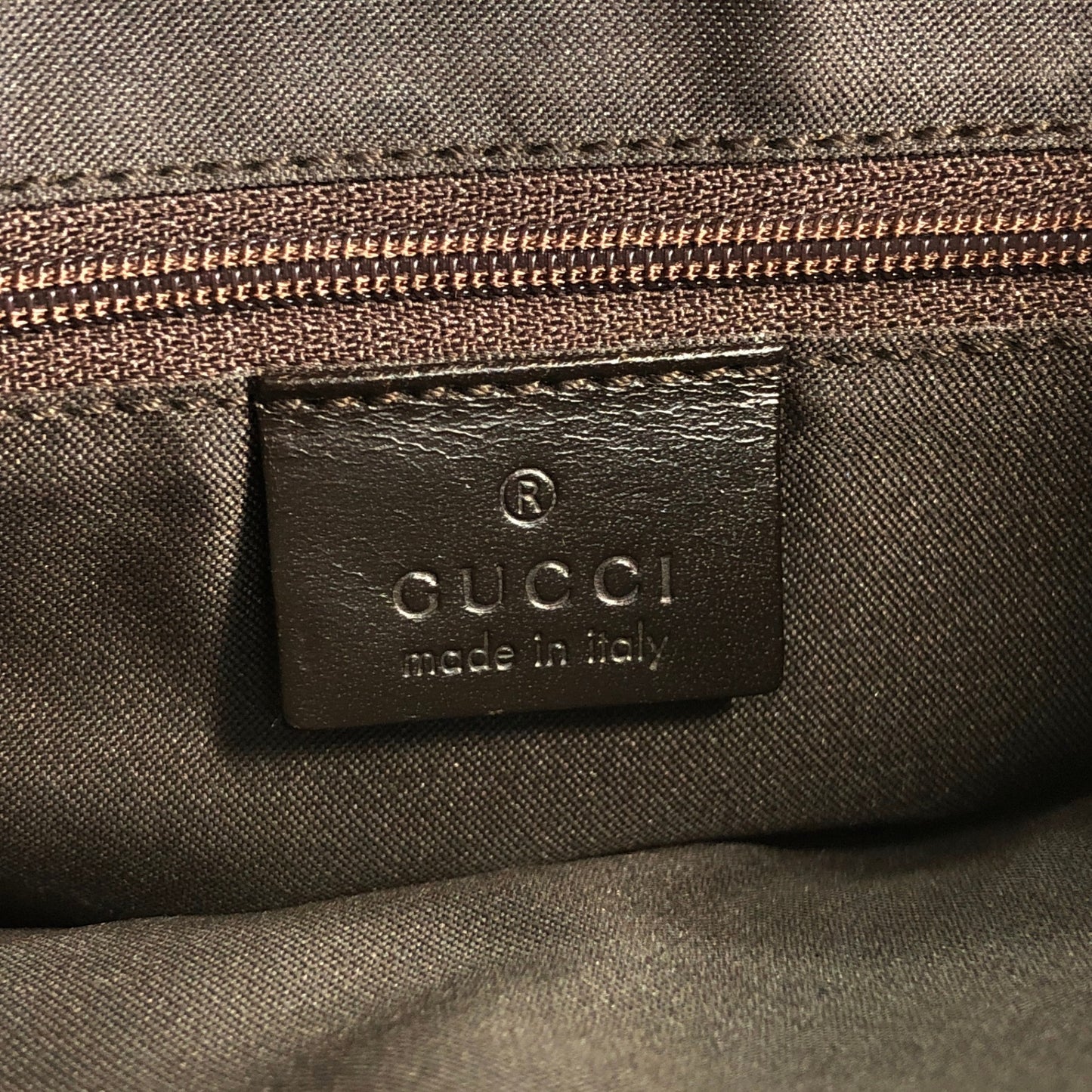 GUCCI GG Canvas Backpack Beige Vintage zj85nr