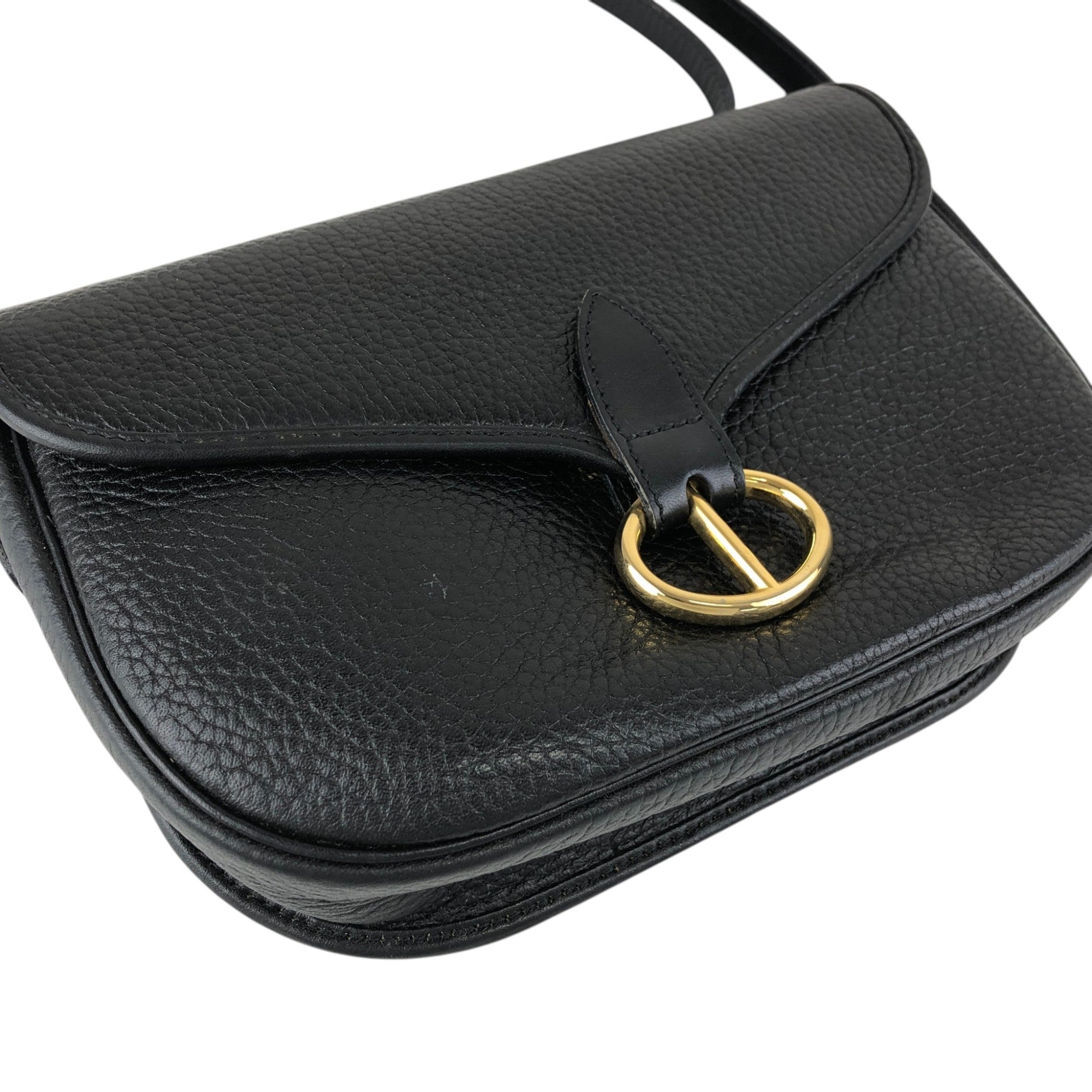 Christian Dior CD Logo Shoulder bag Black Vintage 3znykv